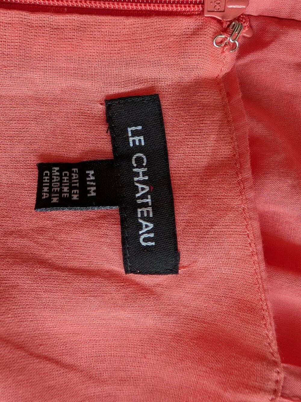 Le Chateau vintage Y2K 100% cotton cutout Pink Summer Dress - Picture 5 of 5